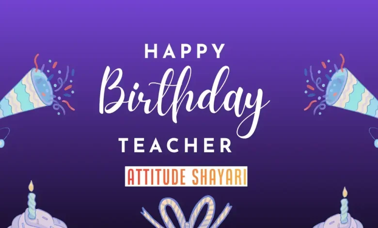 Birthday Wishes for Teacher