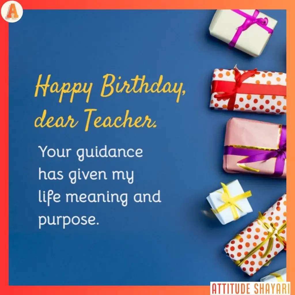 birthday wishes for teacher text