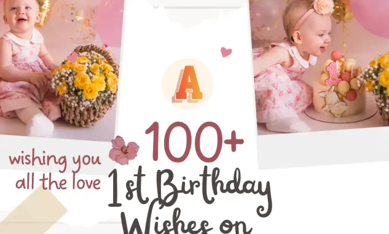 1st Birthday Wishes on Baby Birthday