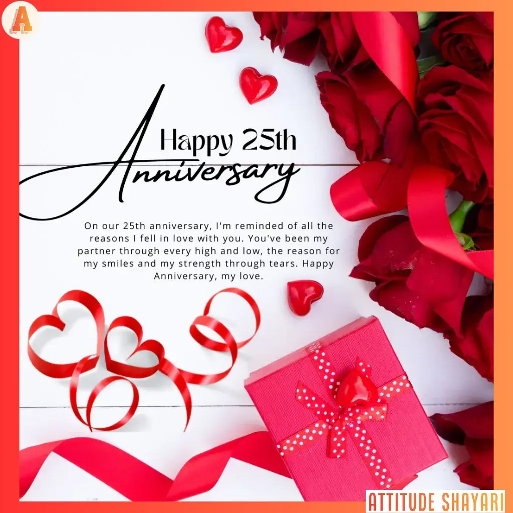 25th anniversary wishes text
