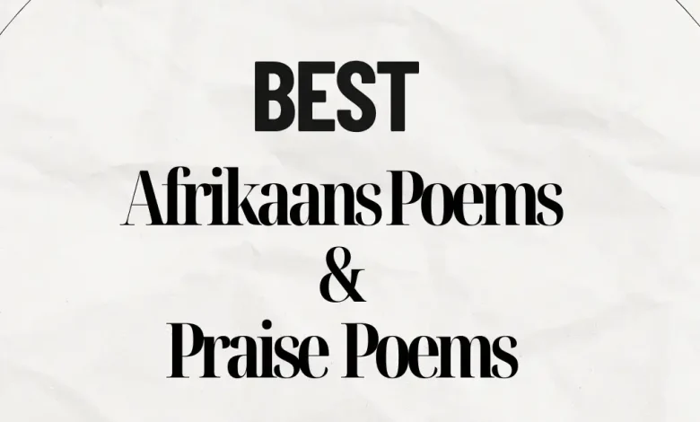Afrikaans Poems and Praise Poems