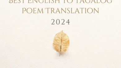 Best English to Tagalog Poem Translation