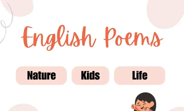 English Poems on Nature, Kids, Life
