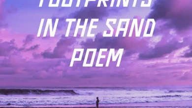 Footprints in the sand poem