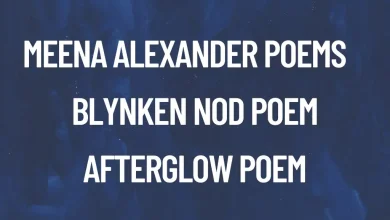 Meena Alexander Poems