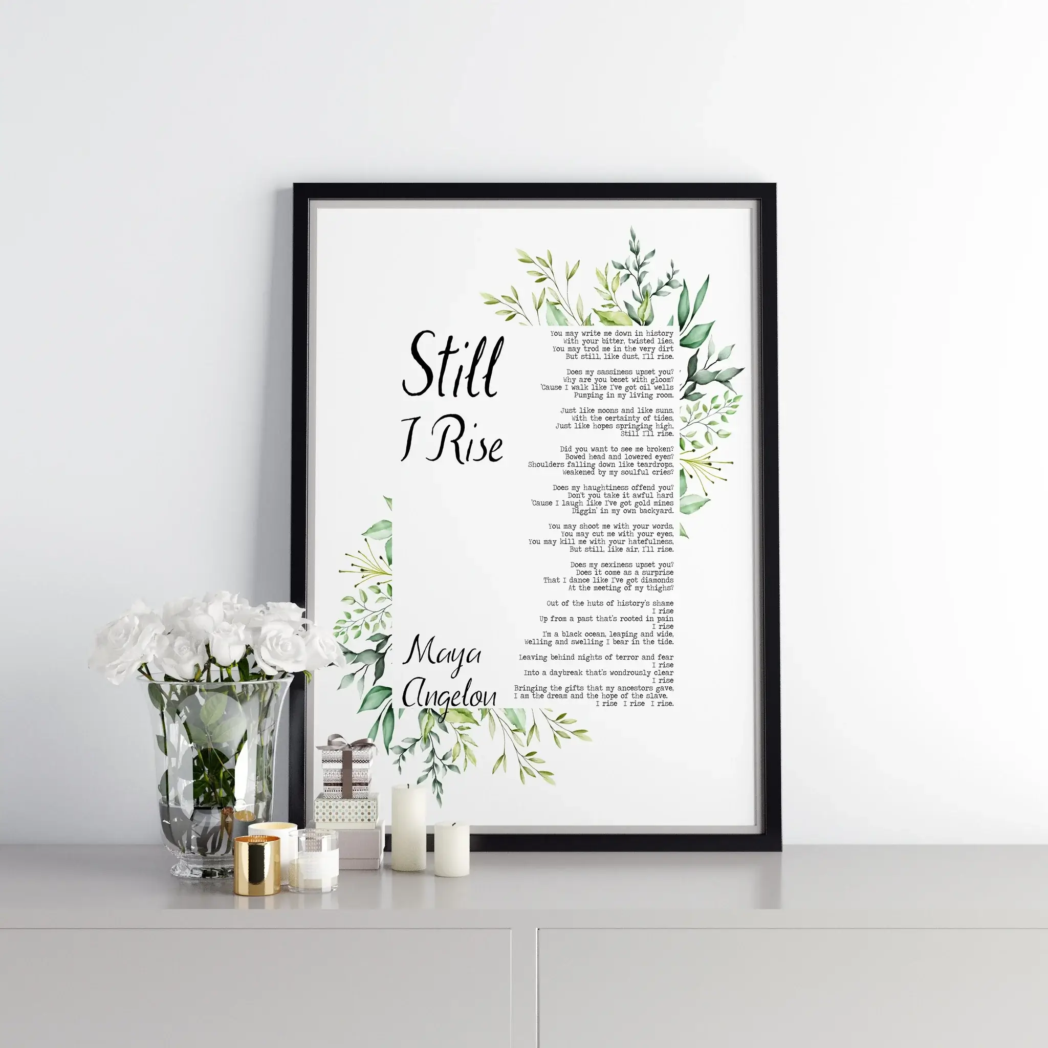 and still i rise poem by maya angelou