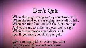 dont quit poem