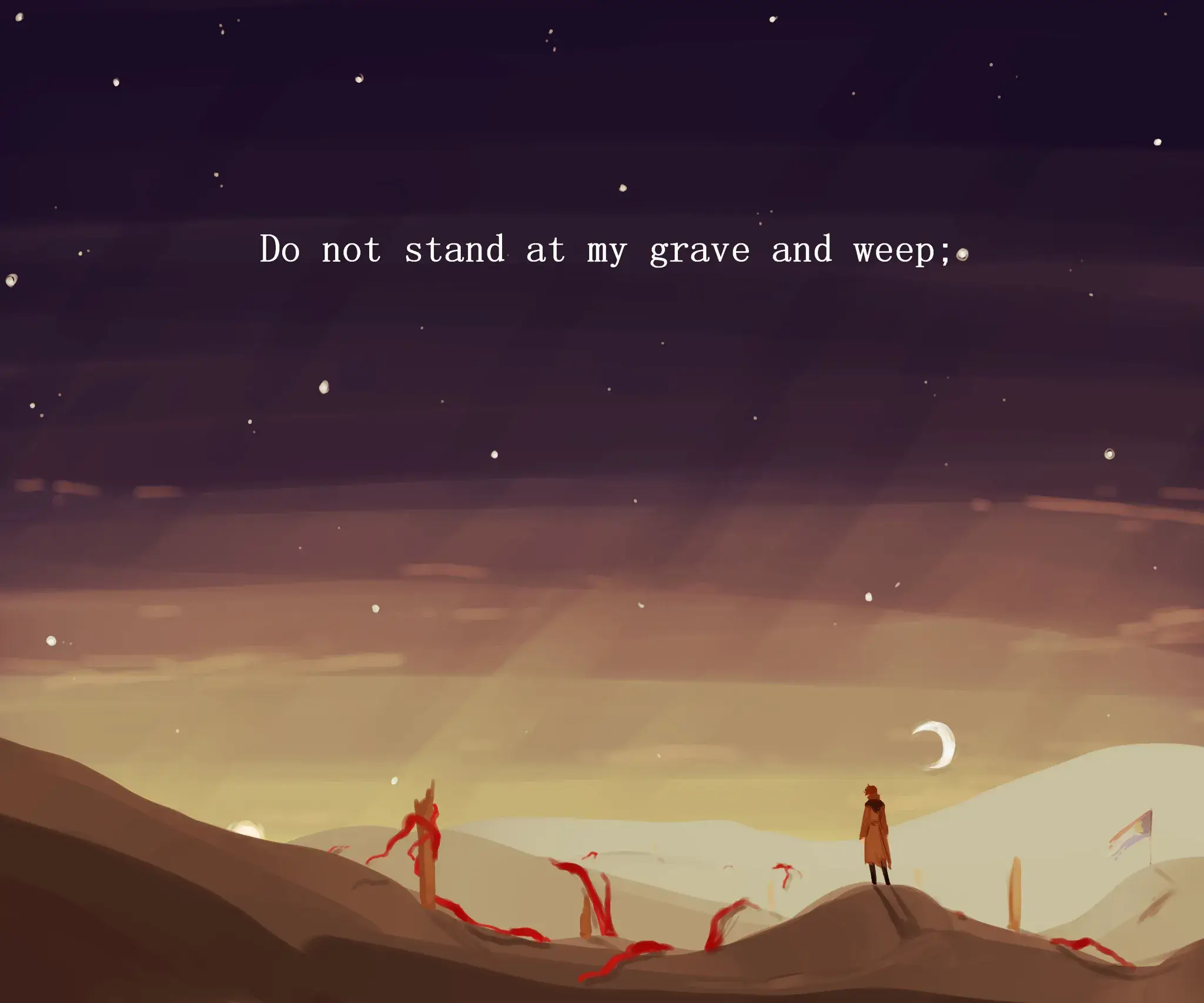 don't stand at my grave and weep poem