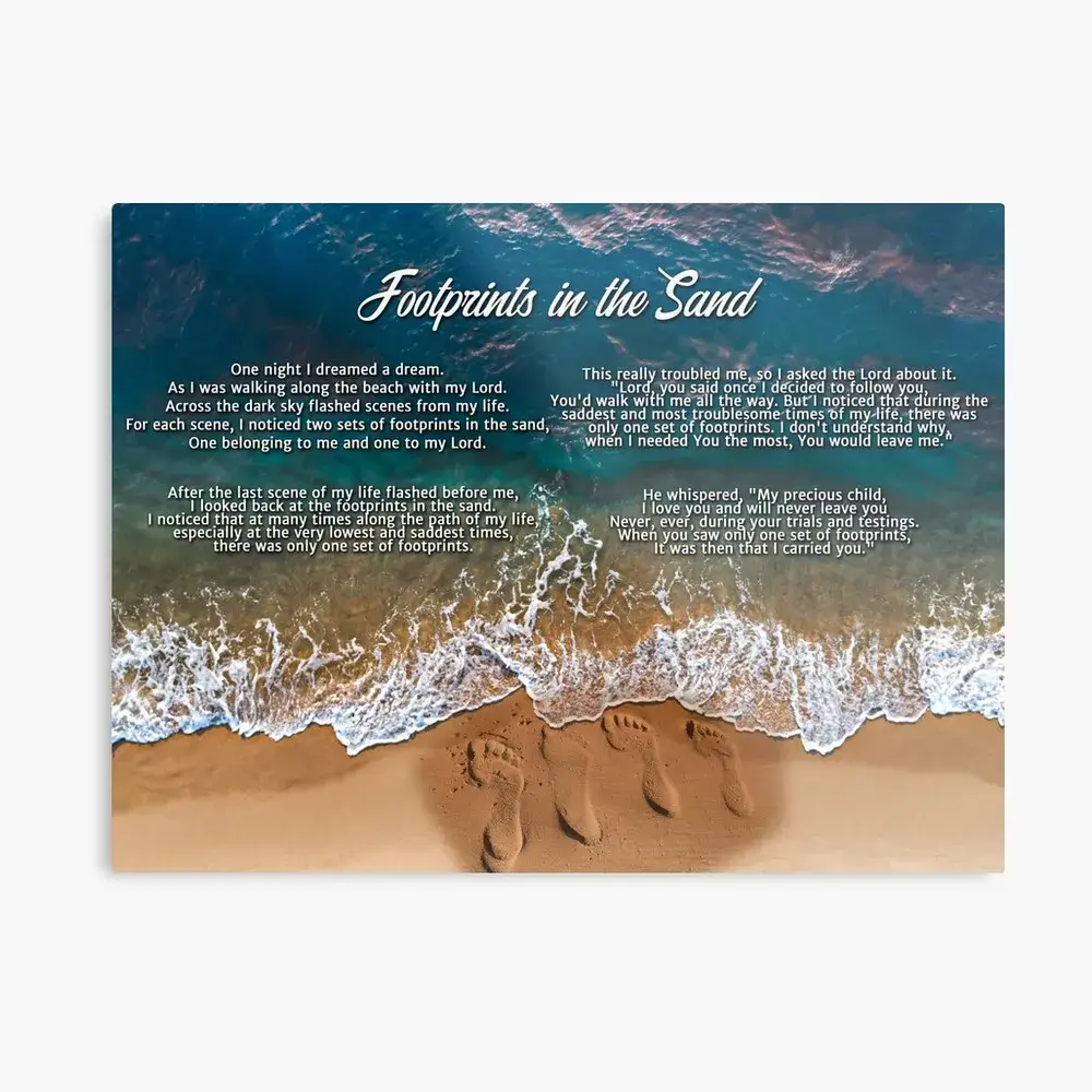 poem footprints in the sand