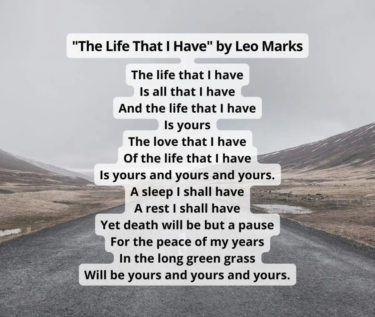 poems about death of a loved one