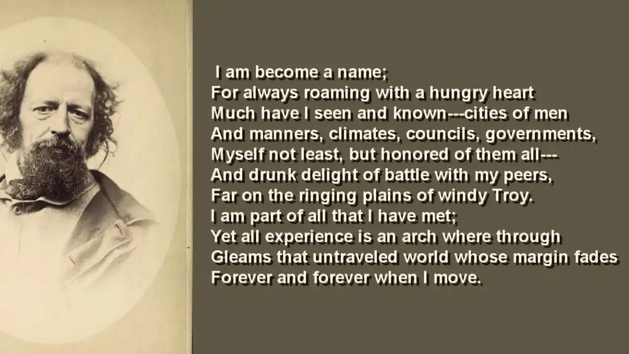 alfred lord tennyson poems