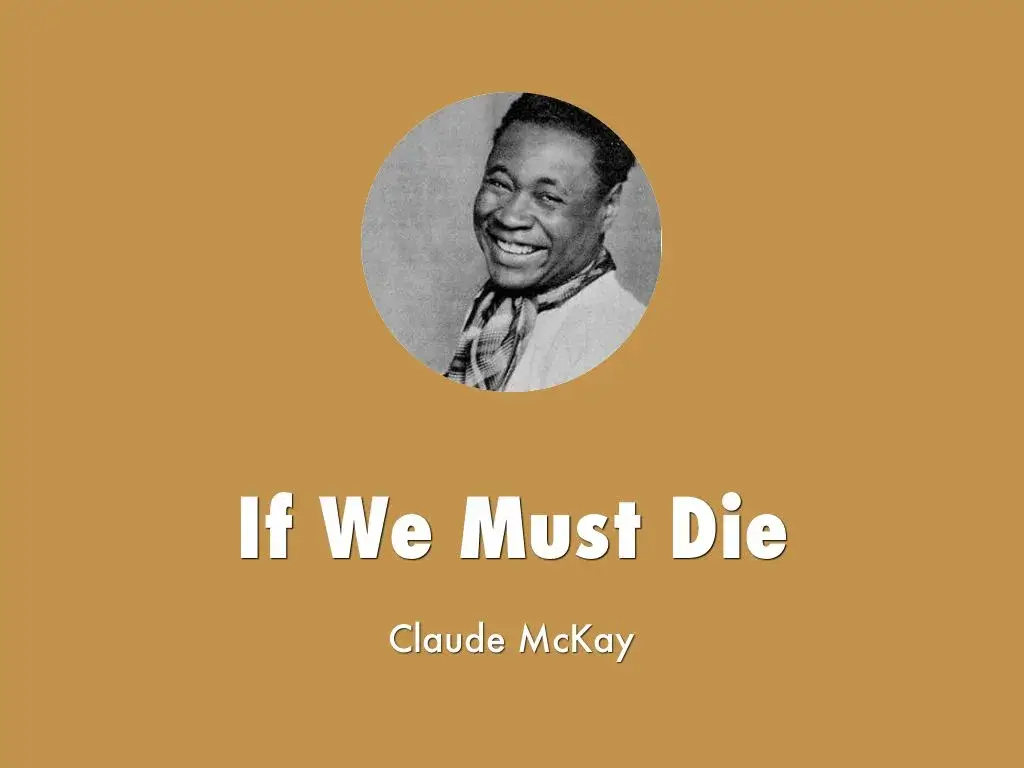 if we must die
