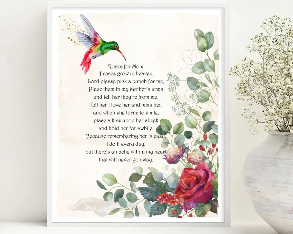 poem for a funeral for mom