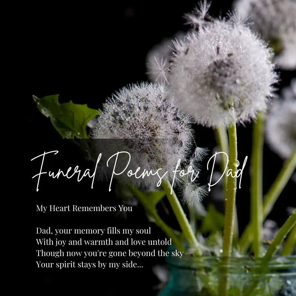 poems about death of a father