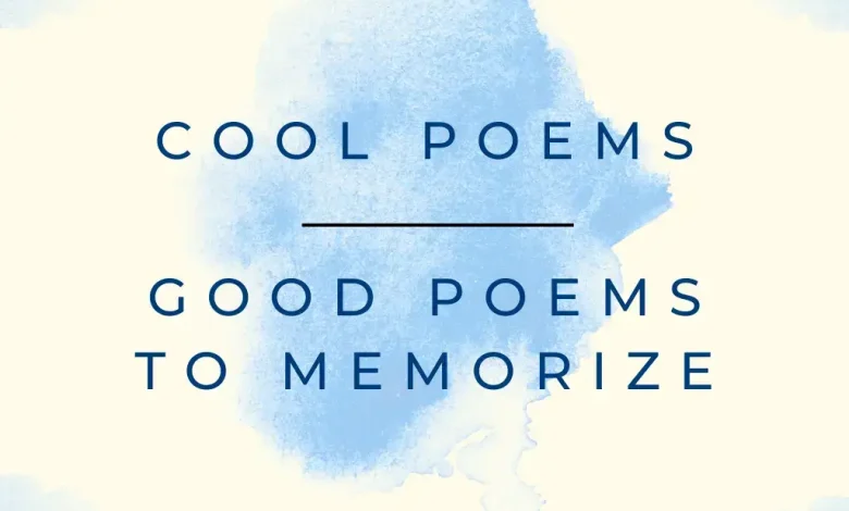 Cool Poems