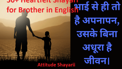 50 Heartfelt Shayari for Brother in English