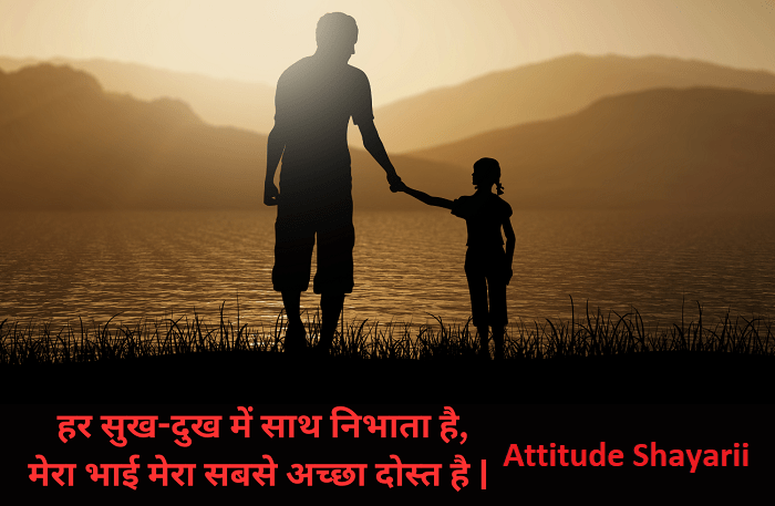 Heartfelt Bhai Bhai Shayari in Hindi