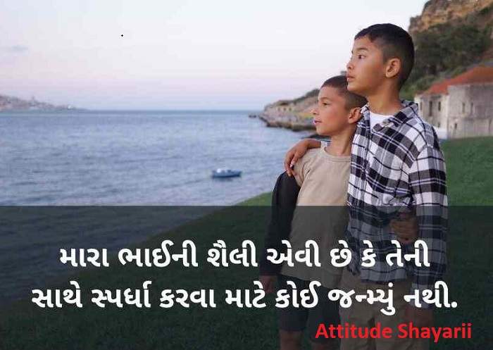 Heartfelt Bhai Shayari in Gujarati