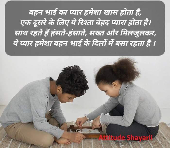 Playful Bhai Behan Shayari