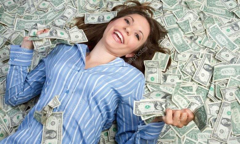 depositphotos 3646680 stock photo money woman